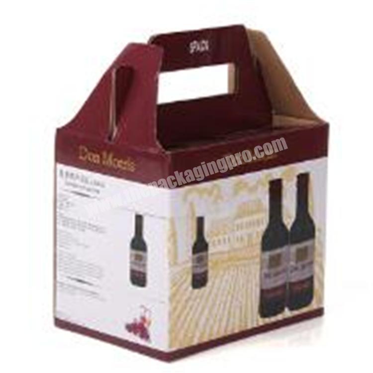 Best quality 6 bottle wine box dimensions