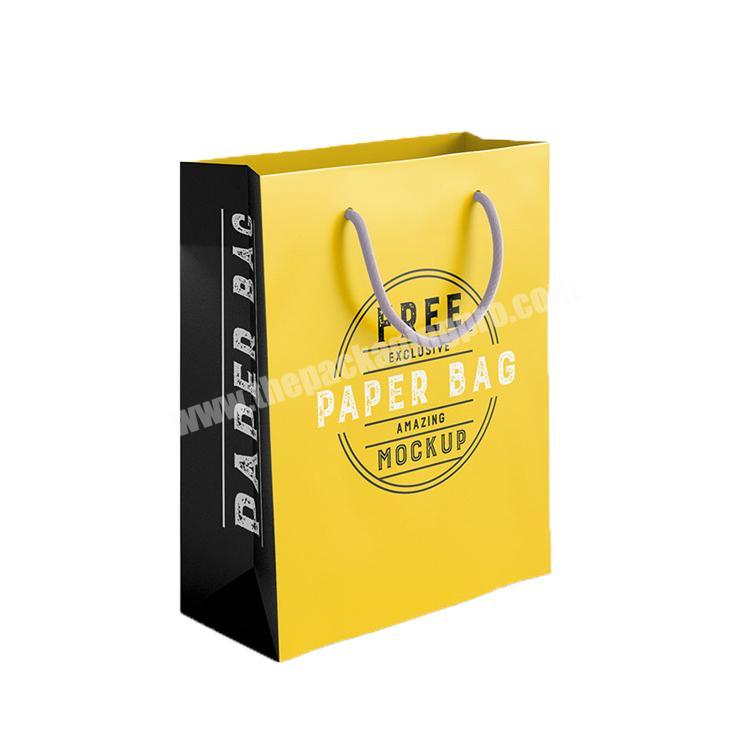 Best Quality Custom Kraft Shopping Packing Paper Shopping Bag With Logo