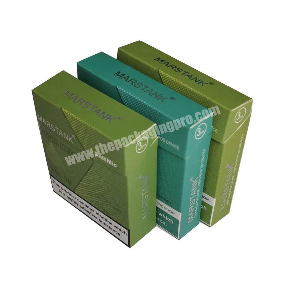 Best Quality Custom Paper Empty Cigarette Box With Foil Paper