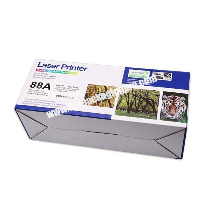 Best quality customized corrugated paper ink cartridge packaging box