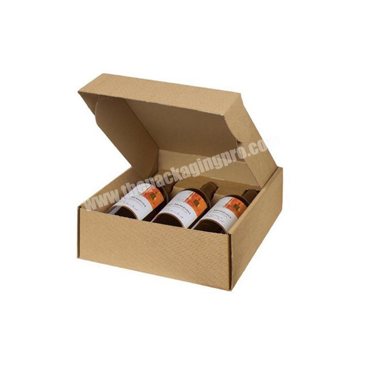 Best quality hot sell foldable mini wine bottle gift box