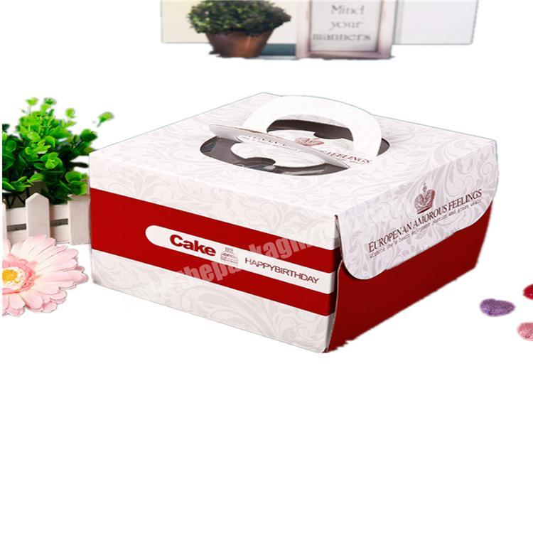 Best quality plastic cake box clear plastic cake box