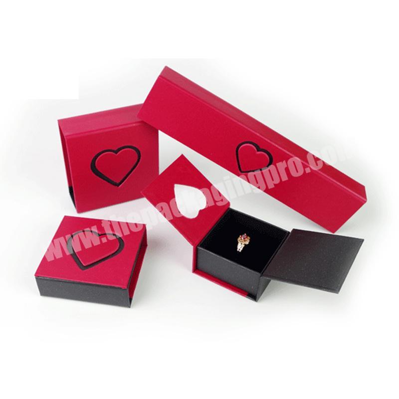Best quality wholesale handmade cardboard suitcase jewelry OEM gift box