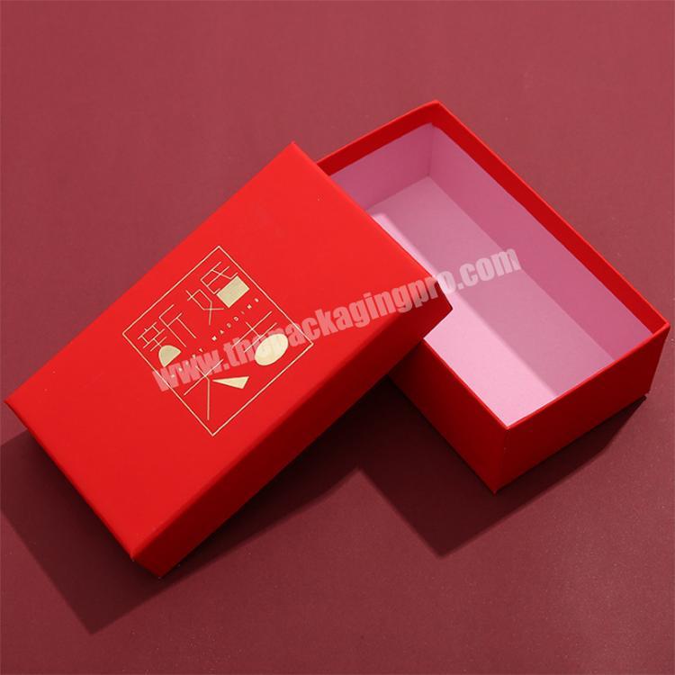 best selling big gift box card board box red magnetic gift box