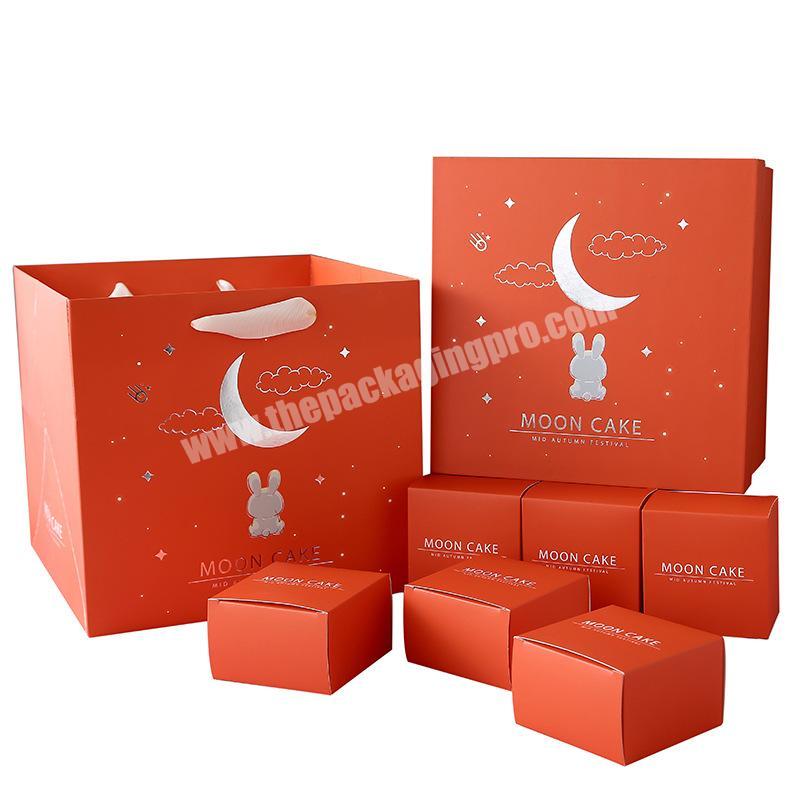 Best selling box moon cake 50 gram packing for moon cake mooncake box with best quality