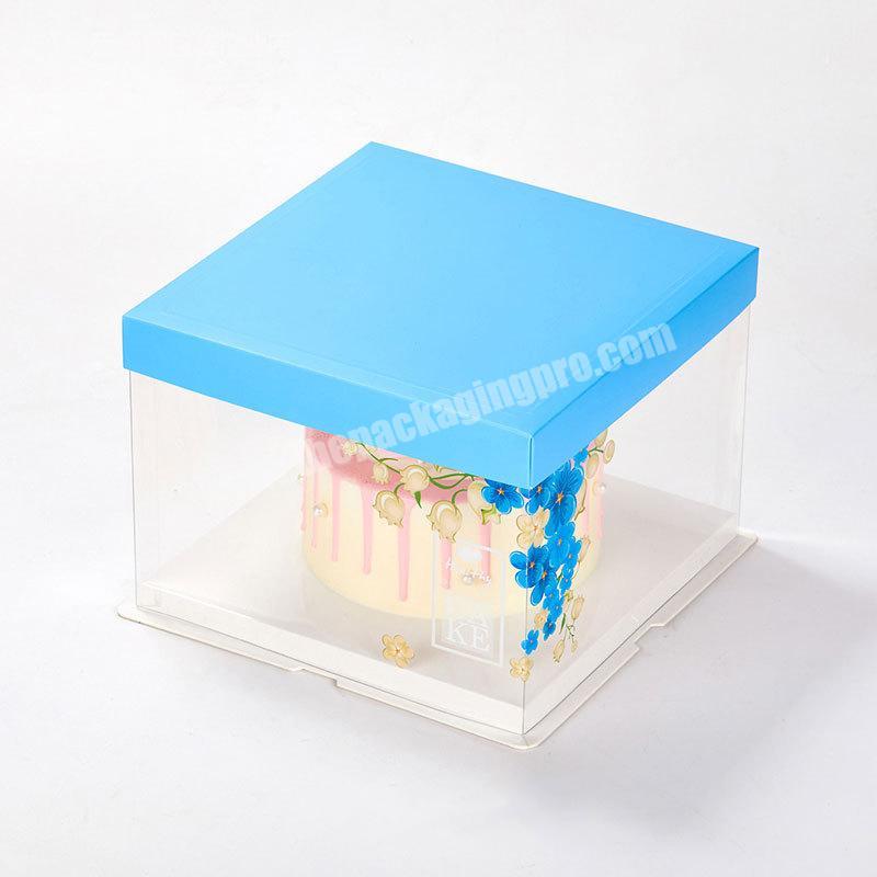 Best selling cake transparent box cardboard box for cake cardboard cake boxes