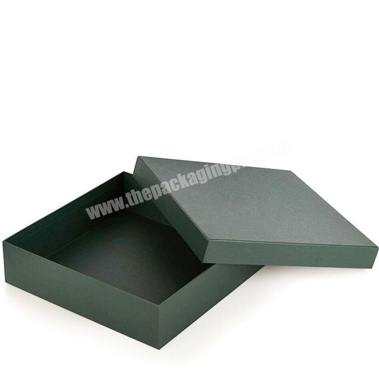 Best Selling custom black fancy paper lid and base gift box for stationery products and gifts