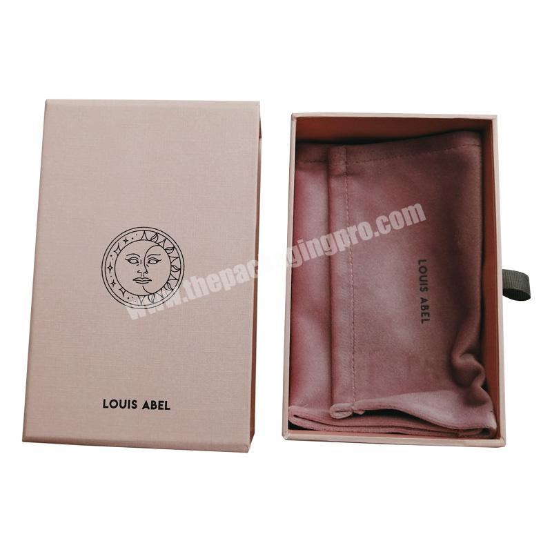 Best Selling Products Pink Drawer Box Packaging Square Paper Gift For Jewelry