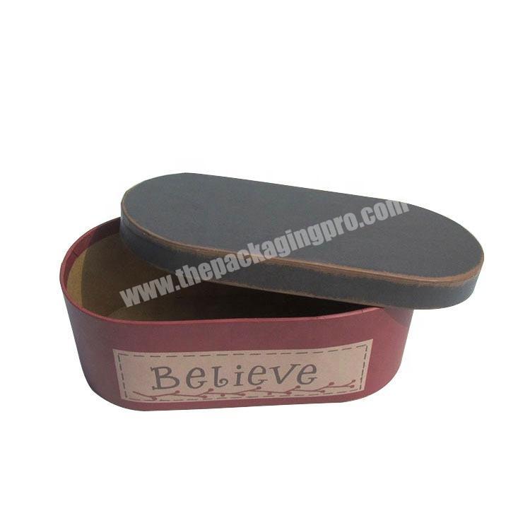 Best selling round paper hot chinese products oval shape gift packaging box