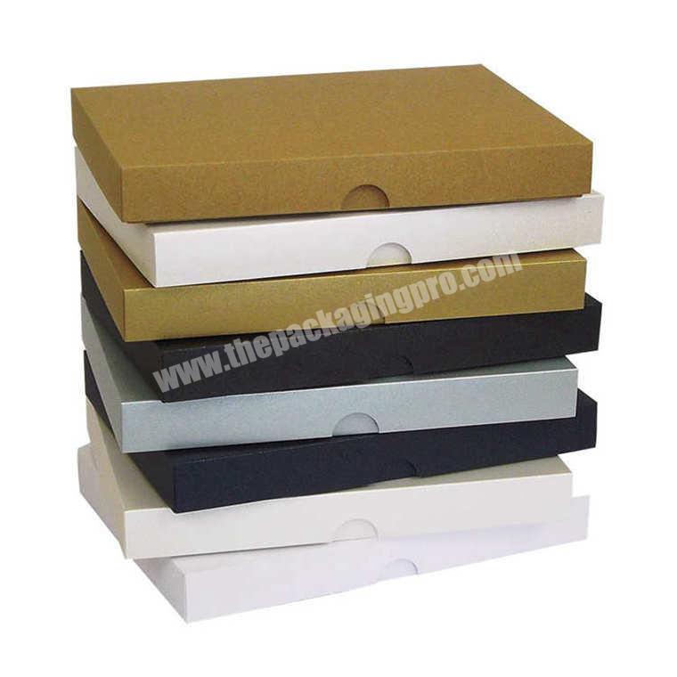 Best Welcome Fashion Gift Packaging White Paper Lid And Base Box
