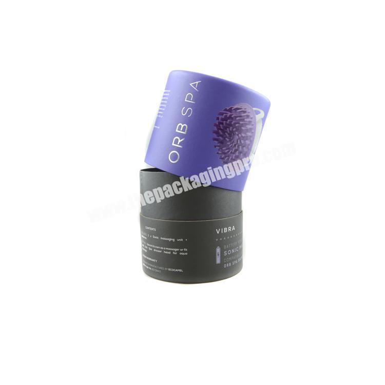 biodegradable cardboard paper tube round cylinder gift box  for t-shirt