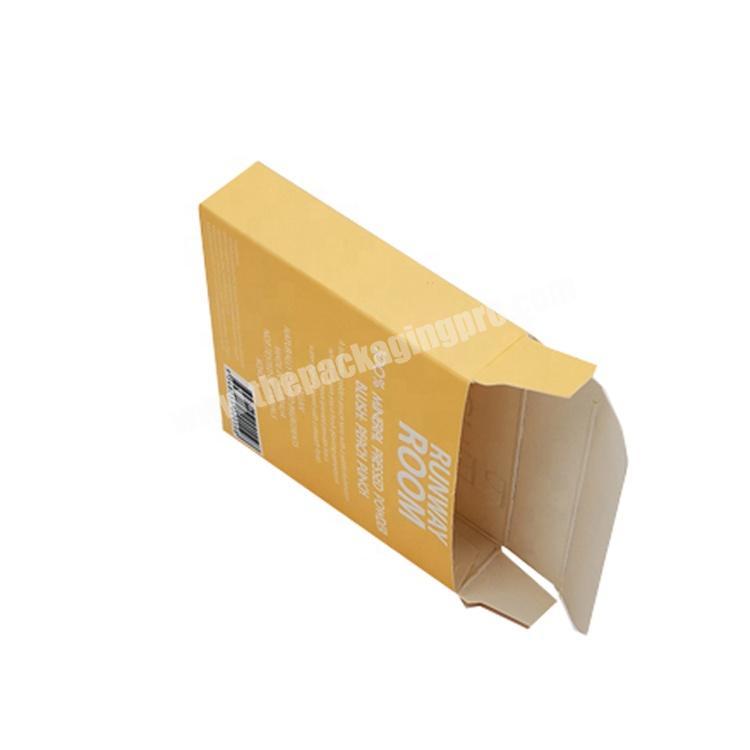 Biodegradable paper packaging carton box for beauty cosmetic