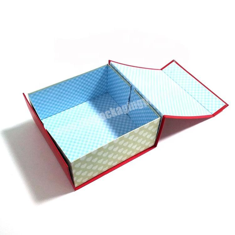 Biodegradable Recyclable Cardboard Paper Packaging Foldable Baby Clothes Gift Box