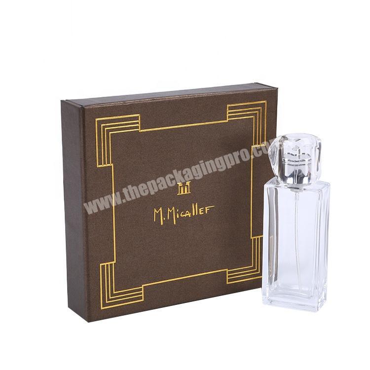 Biodegradable Recycled Cardboard Essential Oil Perfume Packaging Gift Box With Inserts