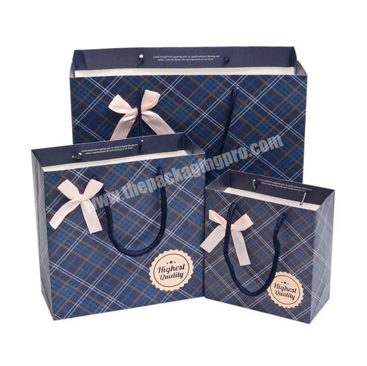 birthday gift packaging fashion bags 2020 foldable paper bag