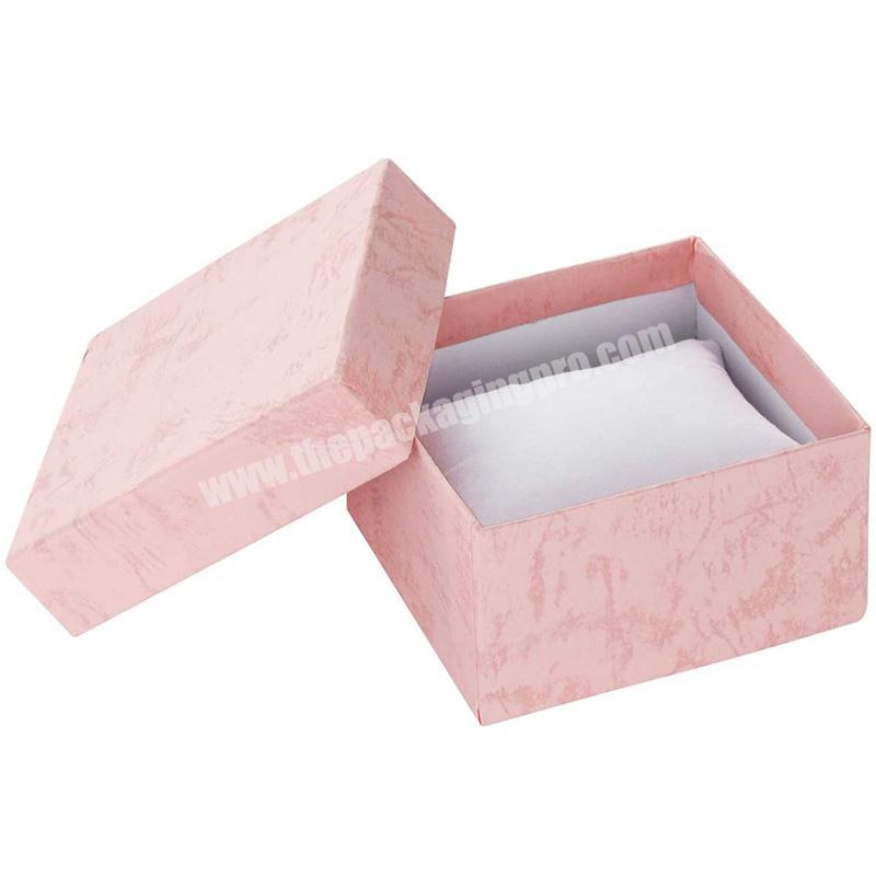 Birthday Gift Packing pink Elegant Style Paper Jewelry Box