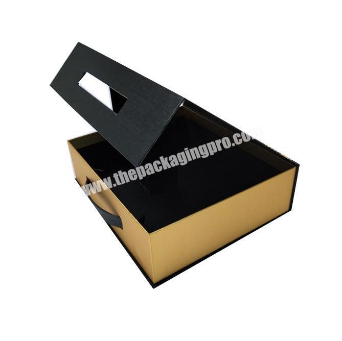 Black and Gold high-end book gift Box Packaging