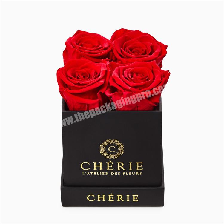 Black And Marble Box For Rose Flower Creative Tea Bags Paper Packaging Box Headband Gift Package