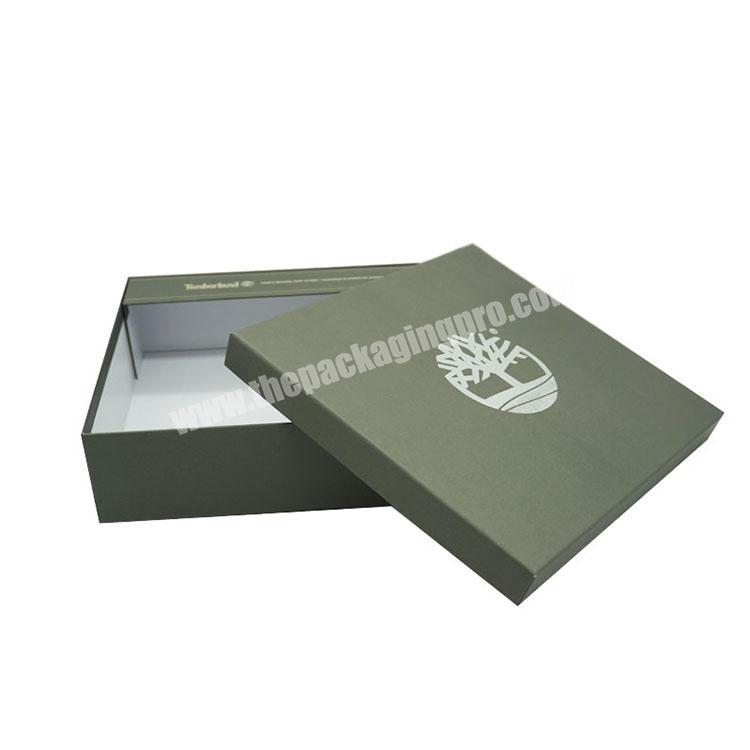 Black Apparel Shirt Gift Box Design, Apparel Cardboard Box For Clothing Shirt