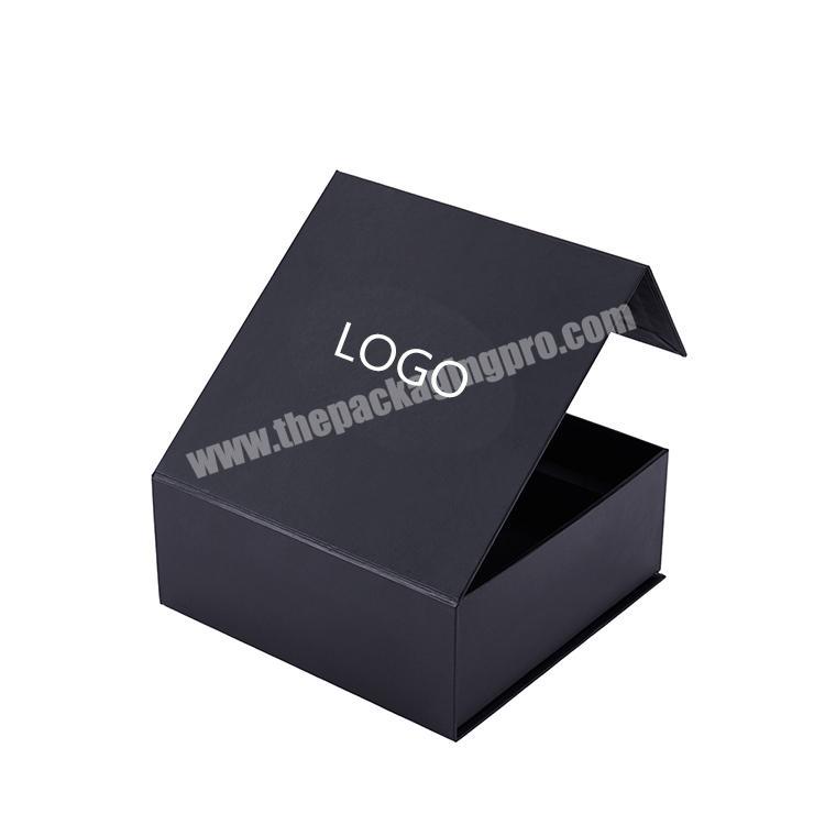 Black book shaped rectangle luxury boxes custom