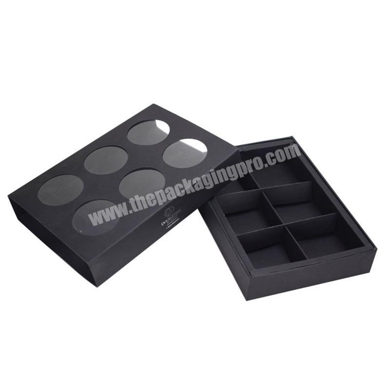 black chocolate soap gift packaging paper box