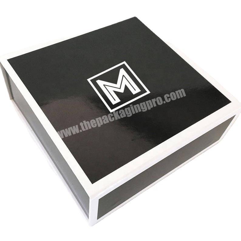Black custom high quality luster best man gift box will you be my best man