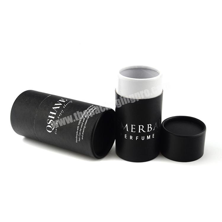 Black cylinder packing box custom paper tube packaging round packaging boxes