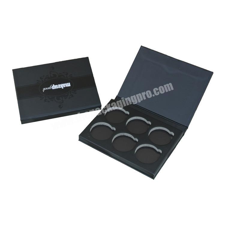 Black eye shadow box with customized logo