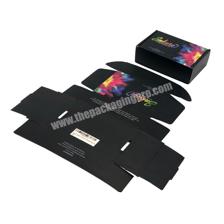 Black Foldable Gift Folding Cell Phone Case Box