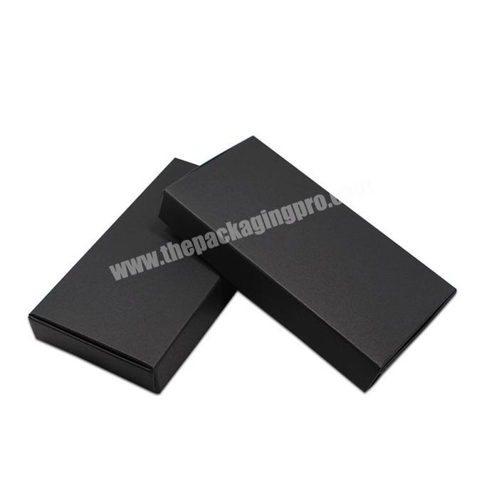 Black Folding Candy Gifts Packaging Kraft Box for Jewelry Crafts Handmade Soap Wrapping Boxes Party Decoration