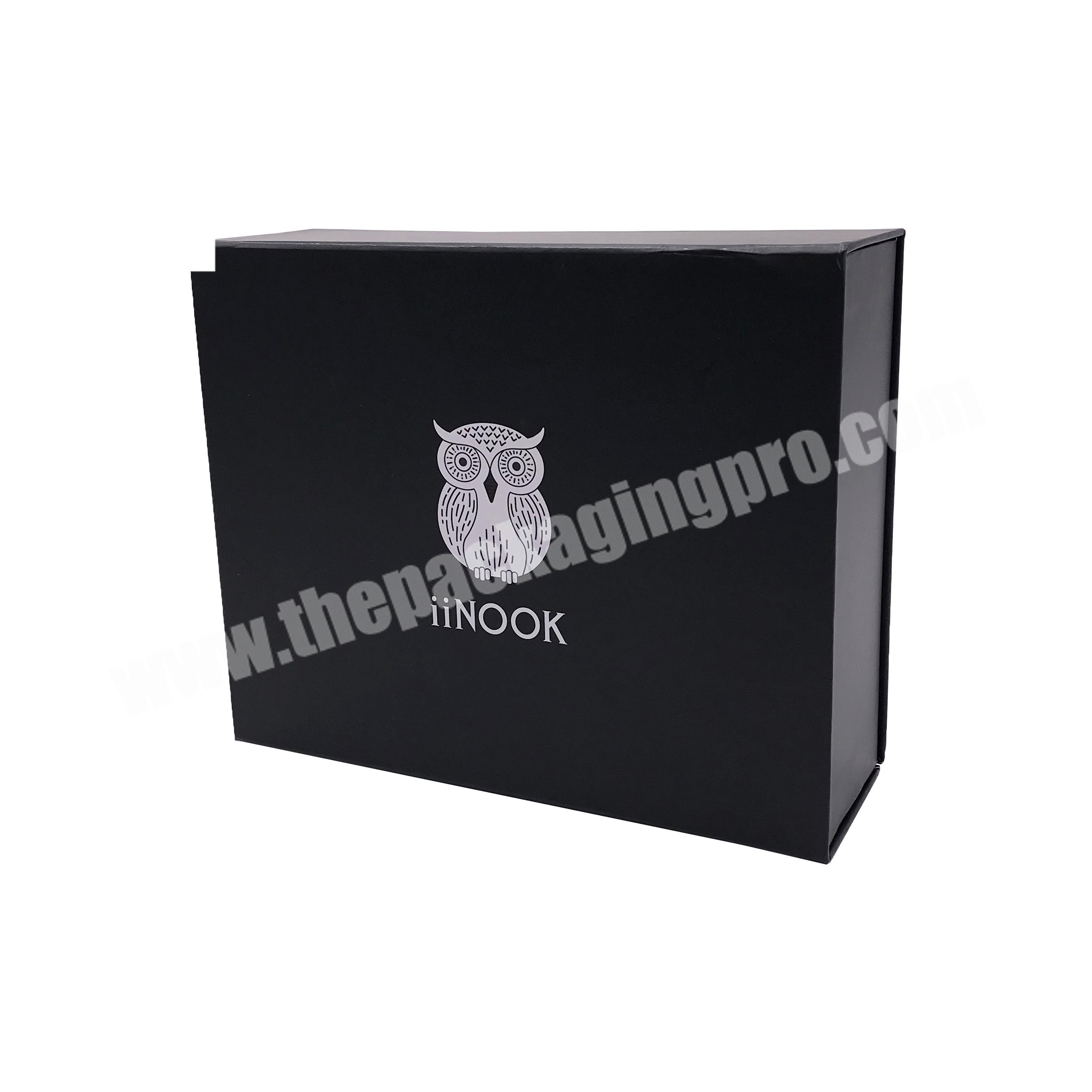 Black gift box package