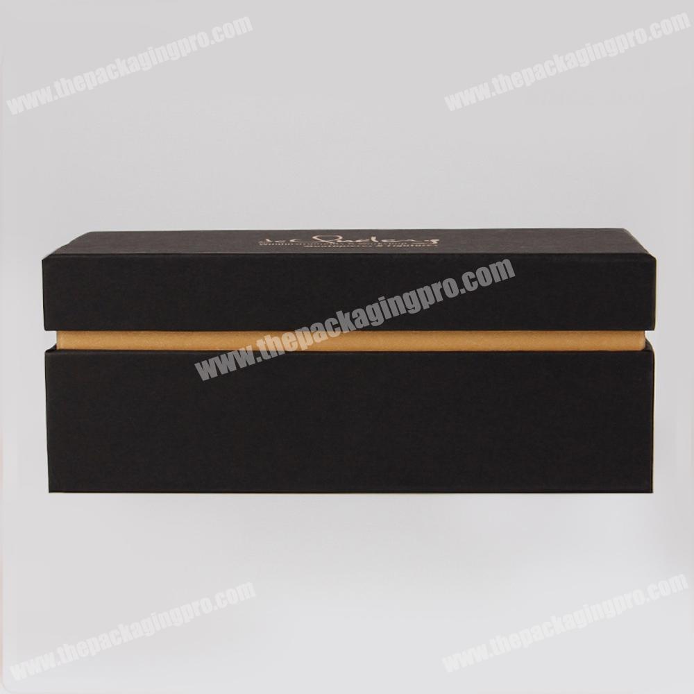 black gift box suitcase treasure chest matte kraft paper cardboard