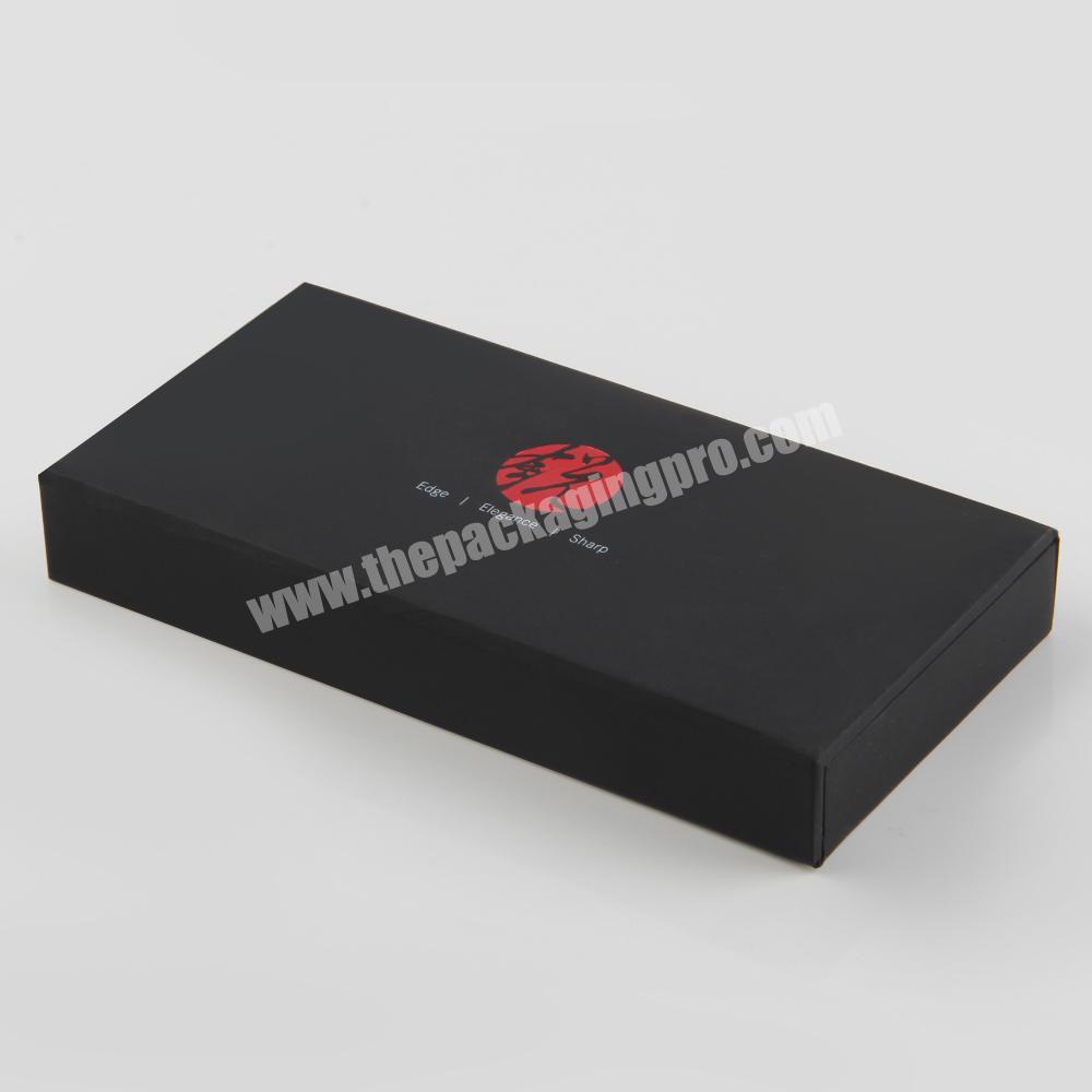 black leather paper gift packaging box wholesale for business cards