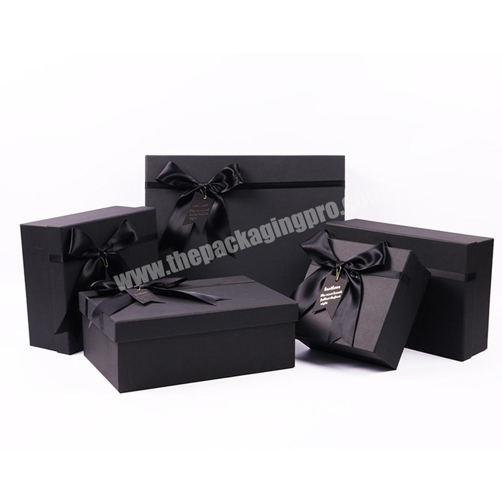 Black luxury cosmetic jewelry perfume party gift box