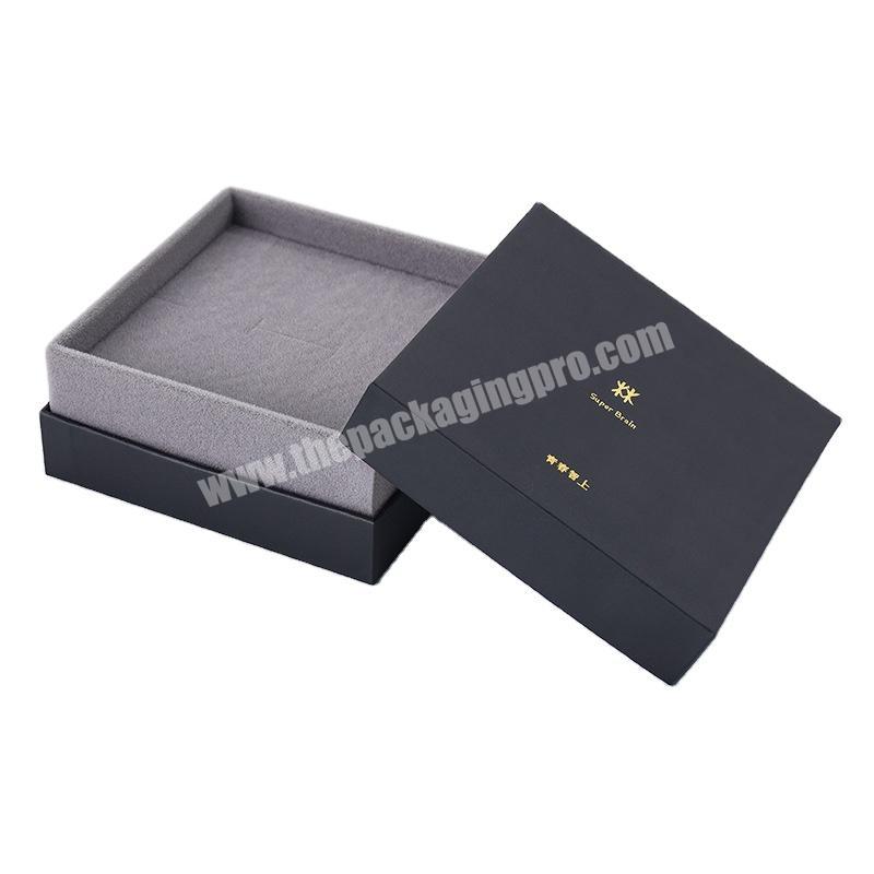 black necklace box custom ring gift box  necklace pendant box