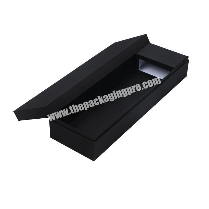 Black paper flowers packaging preserved roses boxes