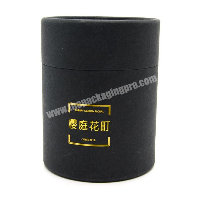 Black paper watch box biodegradable paper core tube