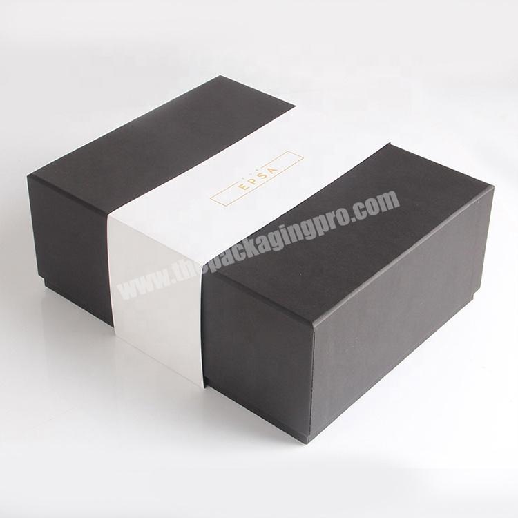 black printing matt cardboard soap box with dividers