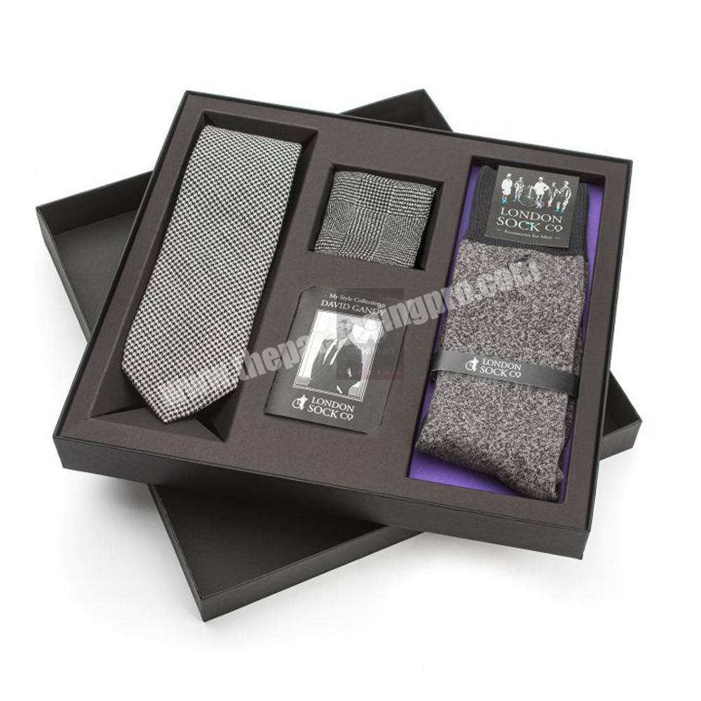 Black Socks Luxury Clothing Bow Tie Packaging Box