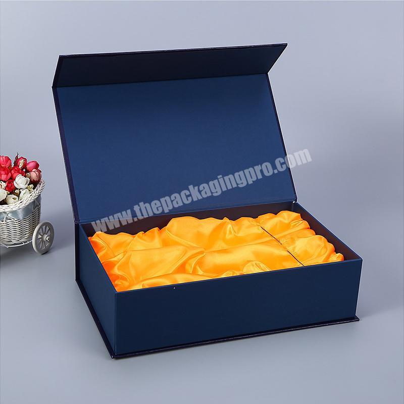 Blank Cardboard Cosmetic Makeup Beauty Packaging Carton Boxes With Flocking Tray