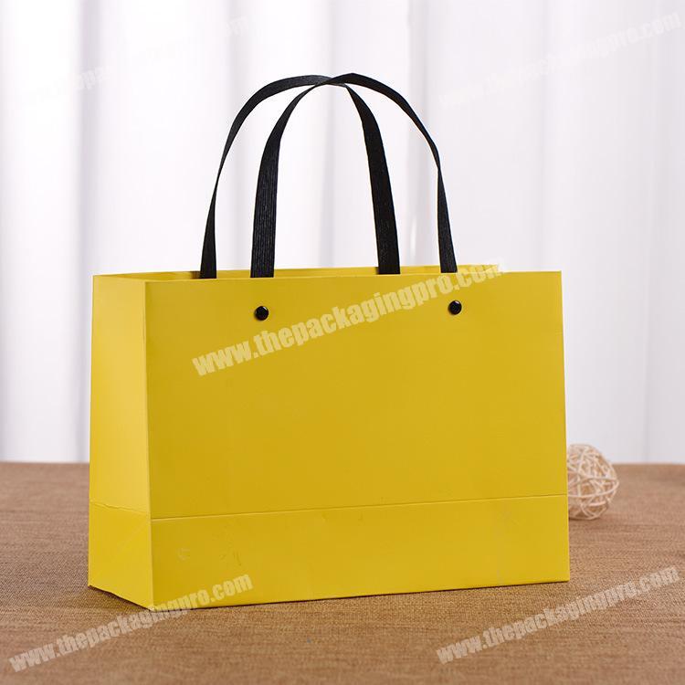 blank colorful paper bag package