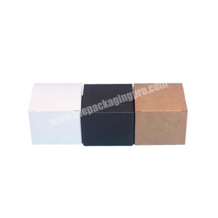 Blank White Black Kraft Paper Box For Face Cream Cosmetic Jar Jewelry Storage Gift Boxes valve tubes Packaging