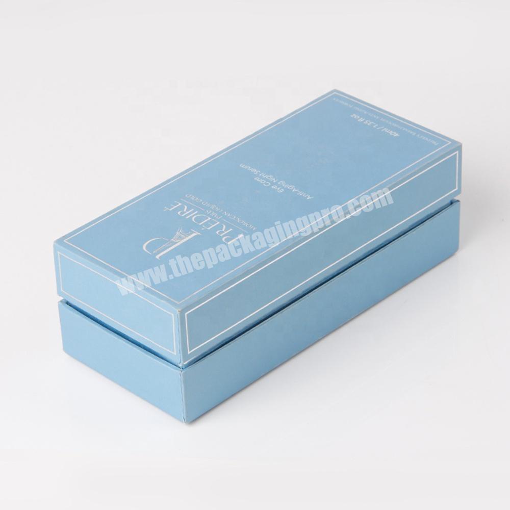 Blue inner packaging bra small cardboard small cardboard box with lids