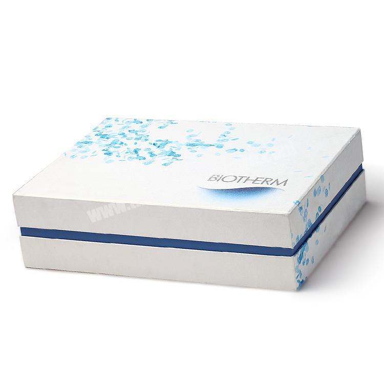 Blue Luxury Top and Bottom paper gift Packaging 2 piece boxes