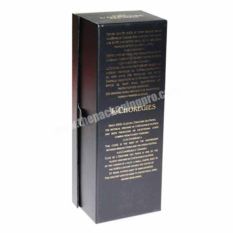 book shade diaplay wine box packaging with EVA