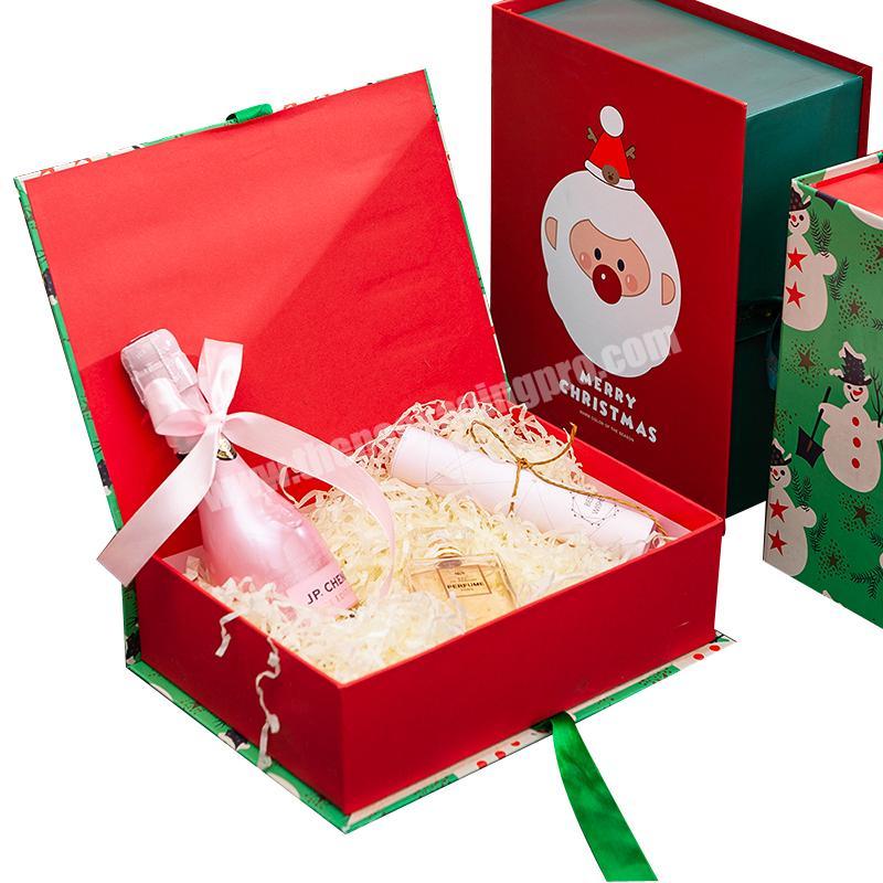 Book Shape Christmas Eve Gift Box Xmas Present Party Favour Gift Boxes Christmas Gift Box