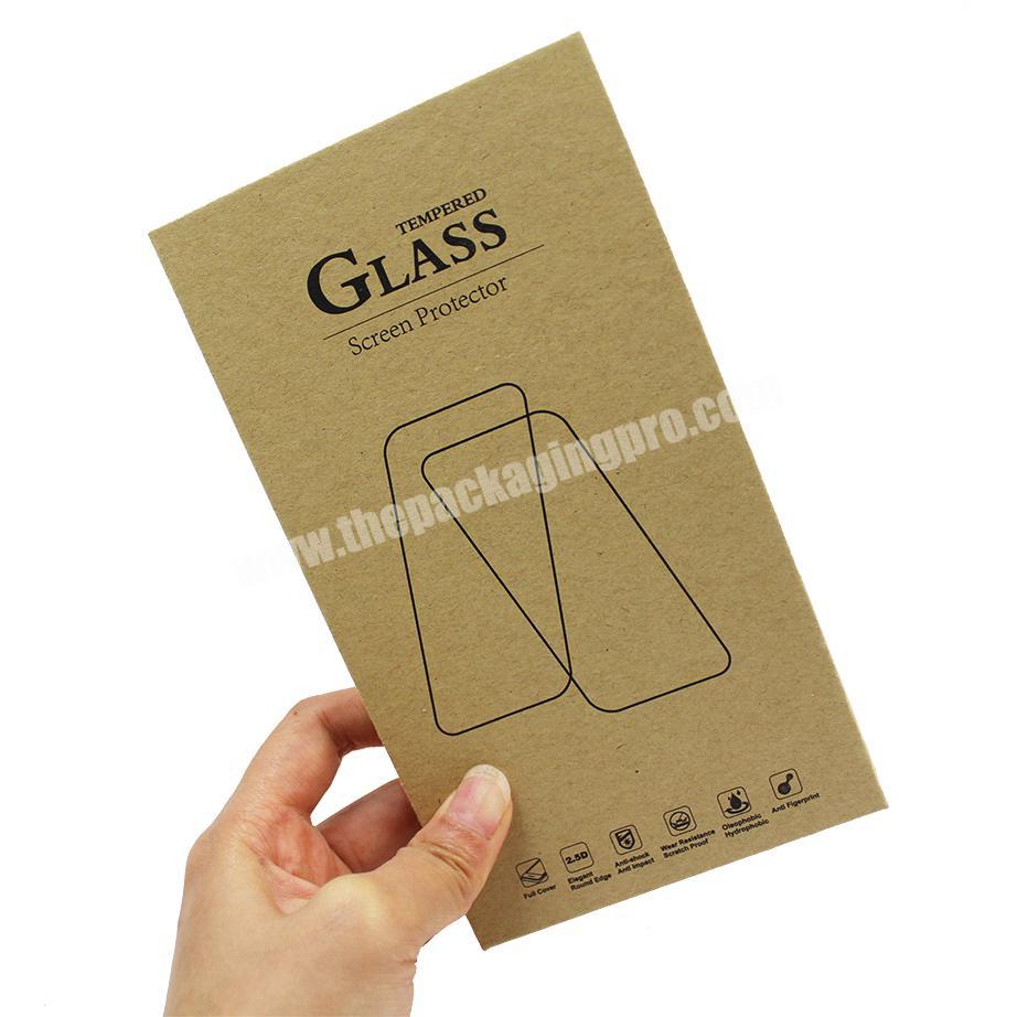 Book Shape Mobile Phone Tempered Glass Screen Protector Retail Packaging Box