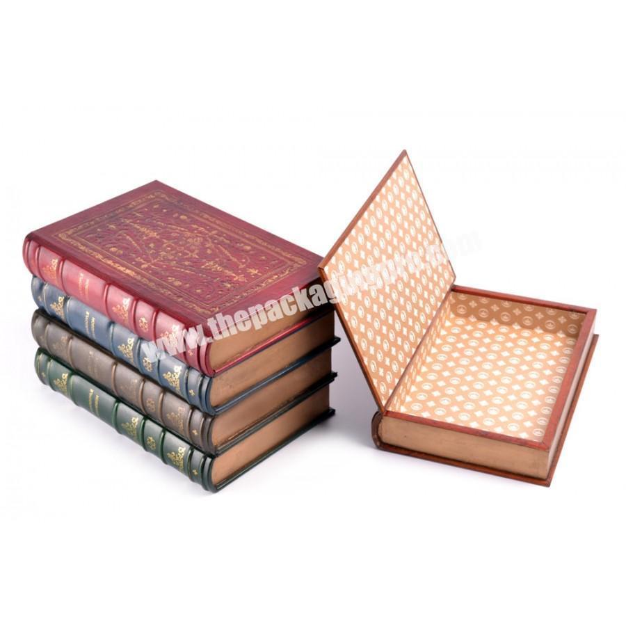 Book Shaped Magnetic Cardboard Folding Gift Packaging Paper Box Custom Printing Supplier