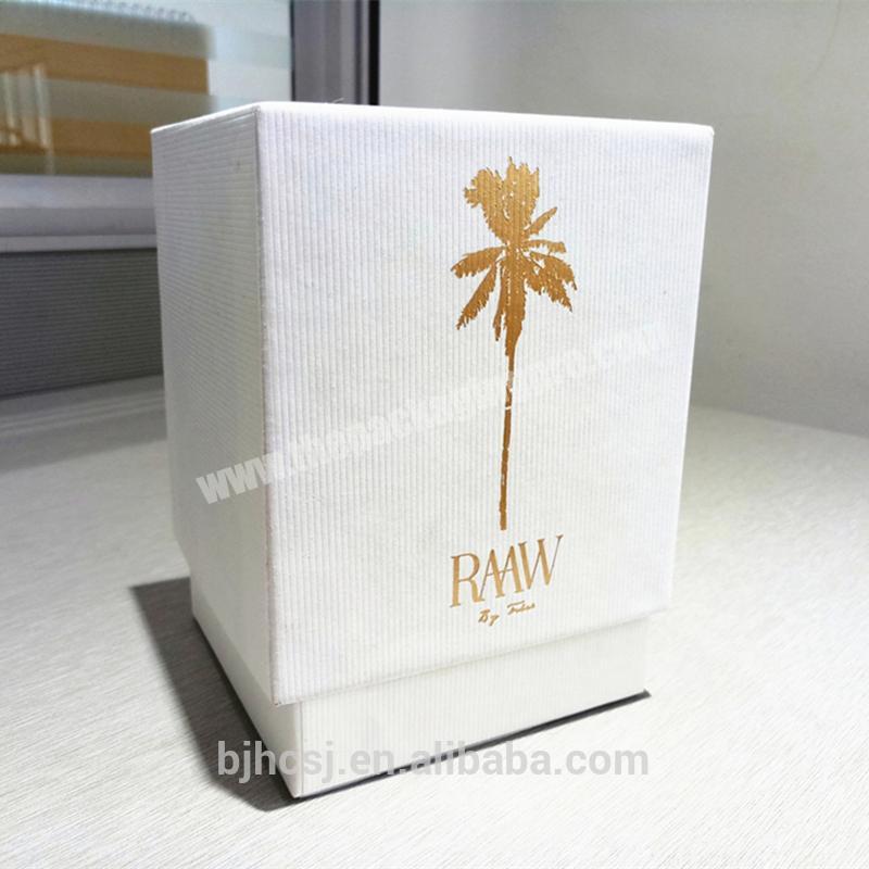 boutique paperboard packaging gift candle box