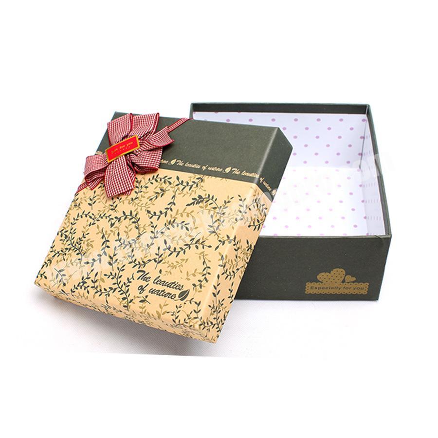 Bow tie custom cardboard gift eyelash box paper packaging